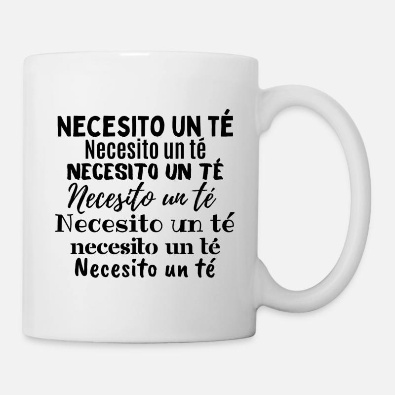 Necessito un té - Mug blanc - blanc