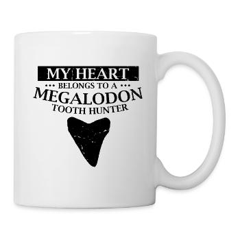 Fossil Archäologie Design Fossilien Fossiljäger - Tasse - Weiß - Rechts