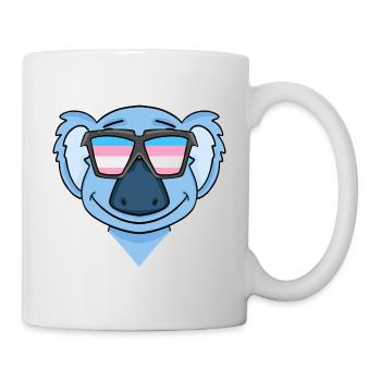 Transgender Transsexuell Koala Geschenk - Tasse - Weiß - Rechts