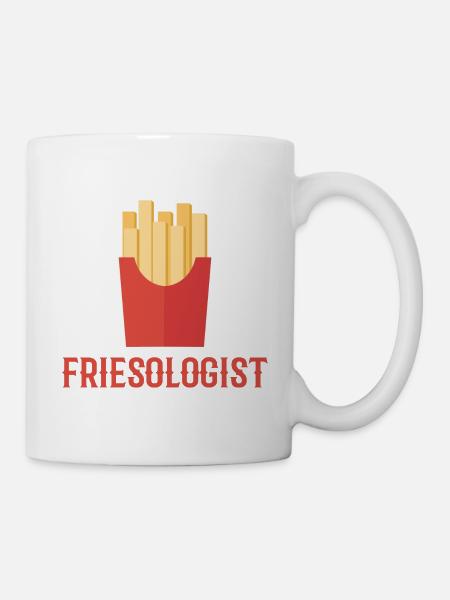 Friesologe Feinschmecker Geschenk - Tasse - Weiß