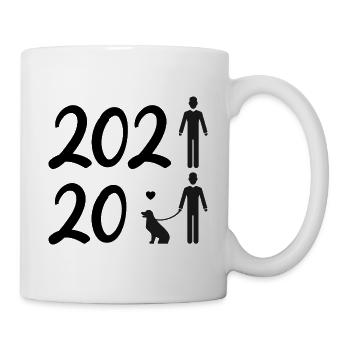 2020 2021 dog - Mug - white - Right