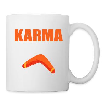 Karma Boomerang Sarcastic Person Poison - Mug - white - Right