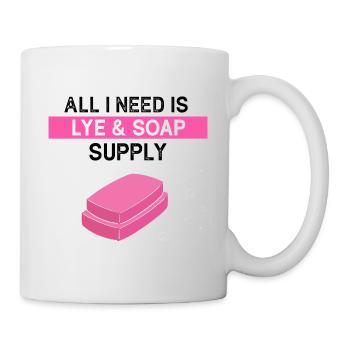 Conception de fabrication de savon pour les conceptions de fabricants de savon - Mug blanc - blanc - Droite
