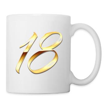Gold 18 - Tasse - Weiß - Rechts