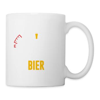 Bier Beer Alkohol Party Saufen JGA Fest - Tasse - Weiß - Rechts