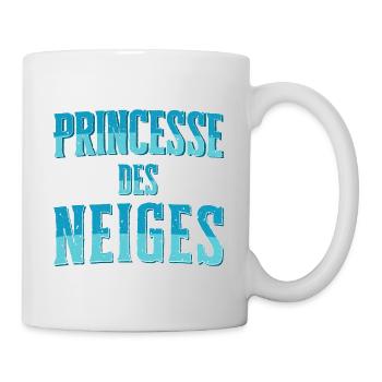 Fille Princesse des neiges - Mug blanc - blanc - Droite