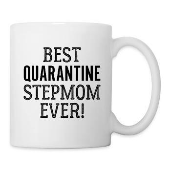Best Quarantine Stepmom Ever Humor - Mug - white - Right