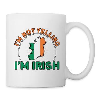 Ireland Irish Flag Irish Wife Gift - Mug - white - Right