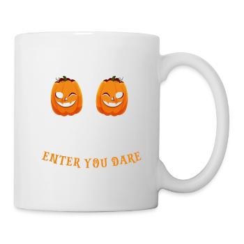 La citrouille arrive Vous osez Halloween cool - Mug blanc - blanc - Droite