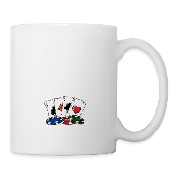 Poker is a Game of Skill Funny Poker Player Humor - Mug - white - Right