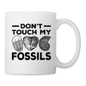 Collecting fossils - Mug - white - Right