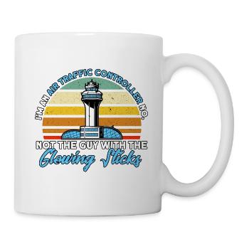 Contrôle de la circulation aérienne Contrôleur de la circulation aérienne Cadeau de l’aéroport - Mug blanc - blanc - Droite