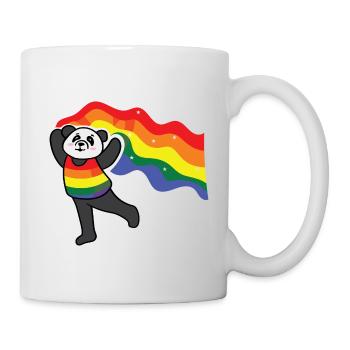 LGBT Panda LGBTQ Geschenk - Tasse - Weiß - Rechts