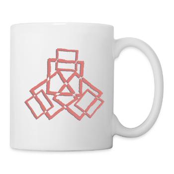 Abstrakt Geo - Tasse - Weiß - Rechts