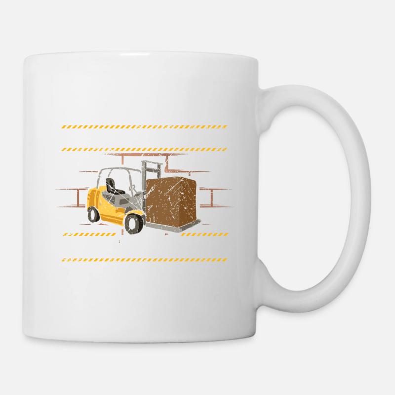Staplerfahrer - Tasse - Weiß