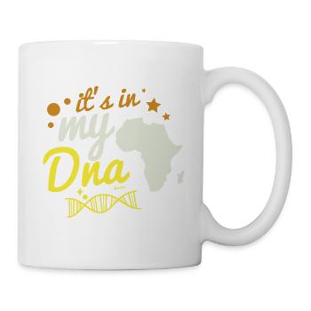 Afrika ist in meiner DNA - Tasse - Weiß - Rechts