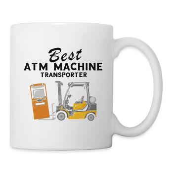 Gabelstaplerfahrer und Lagerhaus Gabestaplerfahrer - Tasse - Weiß - Rechts