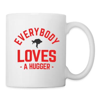 BJJ Jiu Jitsu - Tasse - Weiß - Rechts