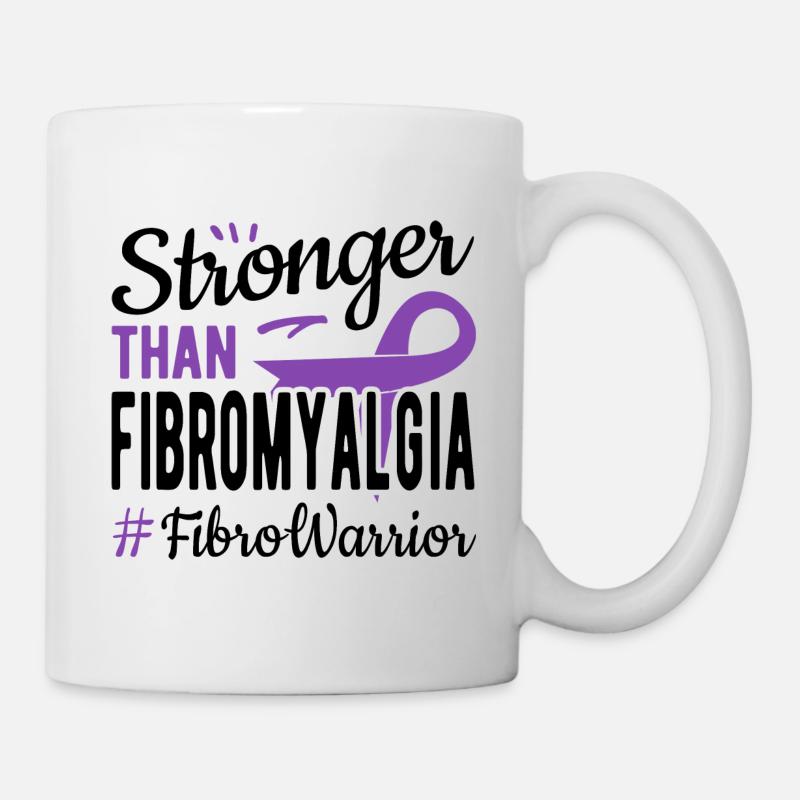 Stronger Than Fibromyalgia - Mug - white