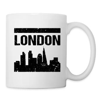 London Skyline - Tasse - Weiß - Rechts