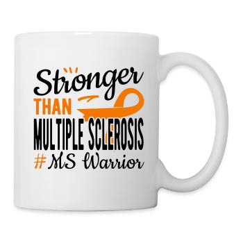 Stronger Than Multiple Sclerosis - Mug - white - Right