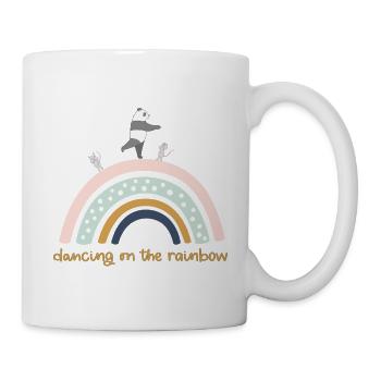 dancing on the rainbow - Tasse - Weiß - Rechts