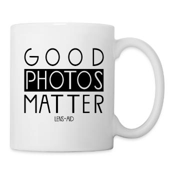 Good Photos Matter [Schwarz] - Tasse - Weiß - Rechts
