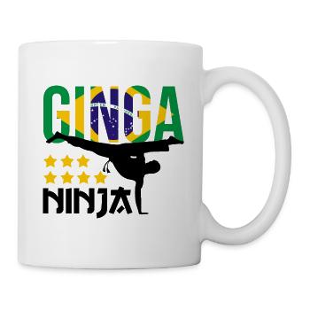 Dicton de danse afro-brésilienne pour la Capoeira - Mug blanc - blanc - Droite