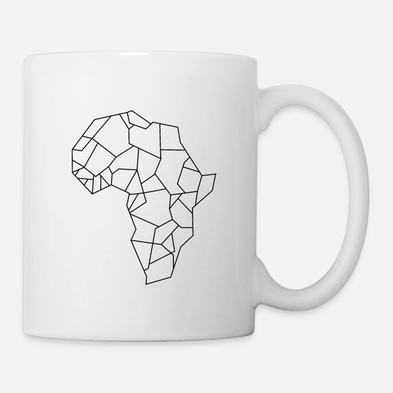 Africa Contour - Mug - white