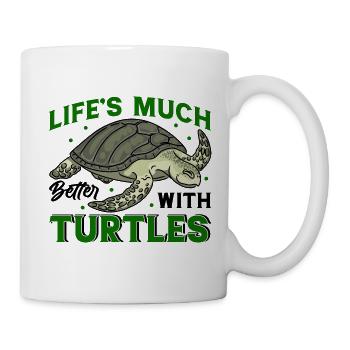 Turtle Lovers Turtle Pet - Mug - white - Right