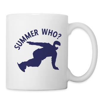 Snowboard Spruch für Snowboarder - Tasse - Weiß - Rechts