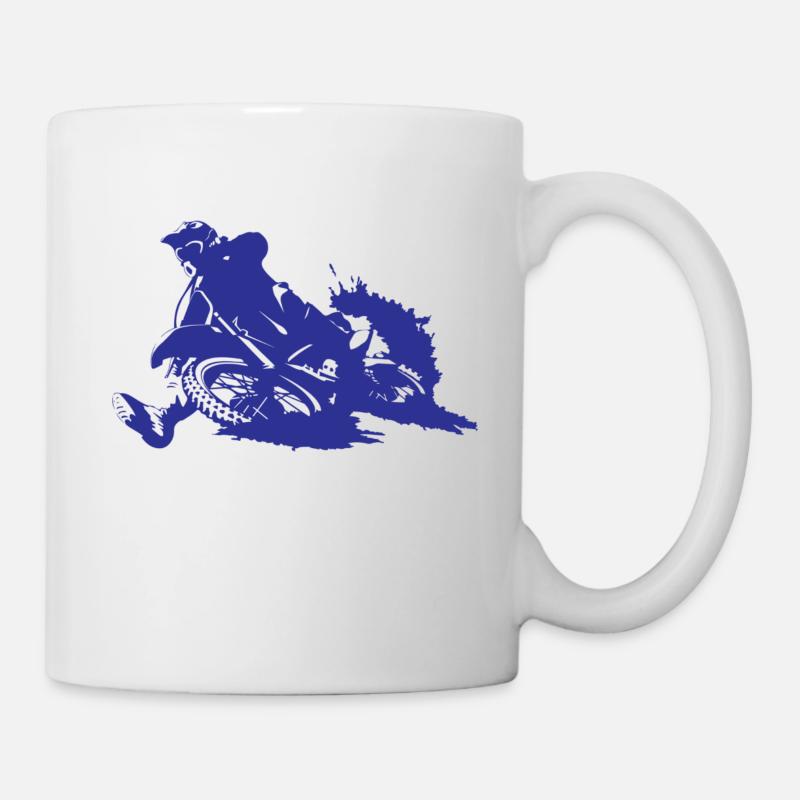 Motocross - Tasse - Weiß