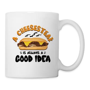Philly Breakfast Sandwich - Tasse - Weiß - Rechts
