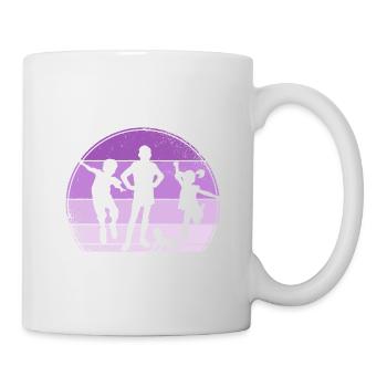 Violet pour les enfants militaires, parce que les militaires - Mug blanc - blanc - Droite