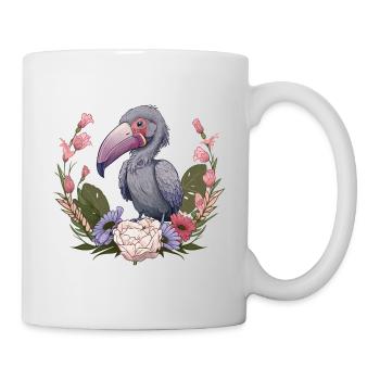 Schuhschnabel - Tasse - Weiß - Rechts