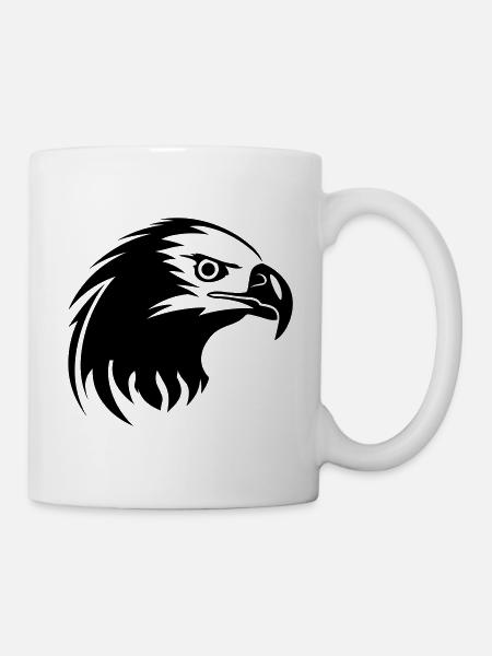 Adler - Tasse - Weiß
