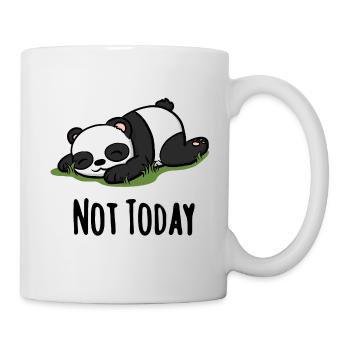 Not today Panda - funny saying gift idea - Mug - white - Right