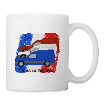 Long live the Express French panel van - Mug - white - Right