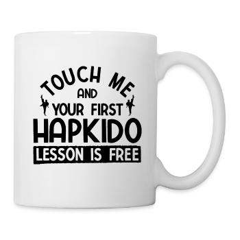 Koreanischer Kampfsport Hapkido - Tasse - Weiß - Rechts