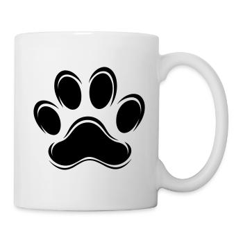Pate de Chien - Mug blanc - blanc - Droite