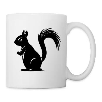 écureuil - Mug blanc - blanc - Droite