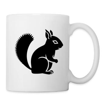 écureuil - Mug blanc - blanc - Droite