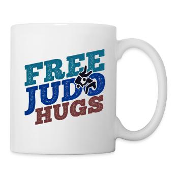 Japanischer Kampfsport Judo - Tasse - Weiß - Rechts