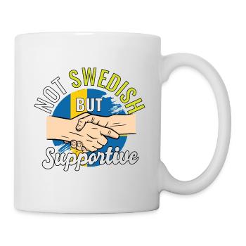 Pas suédois mais voyageur du pays qui vous soutient - Mug blanc - blanc - Droite