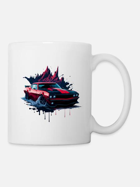 Voiture de sport classique - Mug blanc - blanc