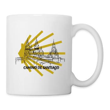 Camino - Camino de Santiago - Pilgrimage - Santiago - Mug - white - Right