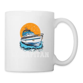 El Capitan Pontooning Propriétaire de bateau à moteur Lake Life - Mug blanc - blanc - Droite