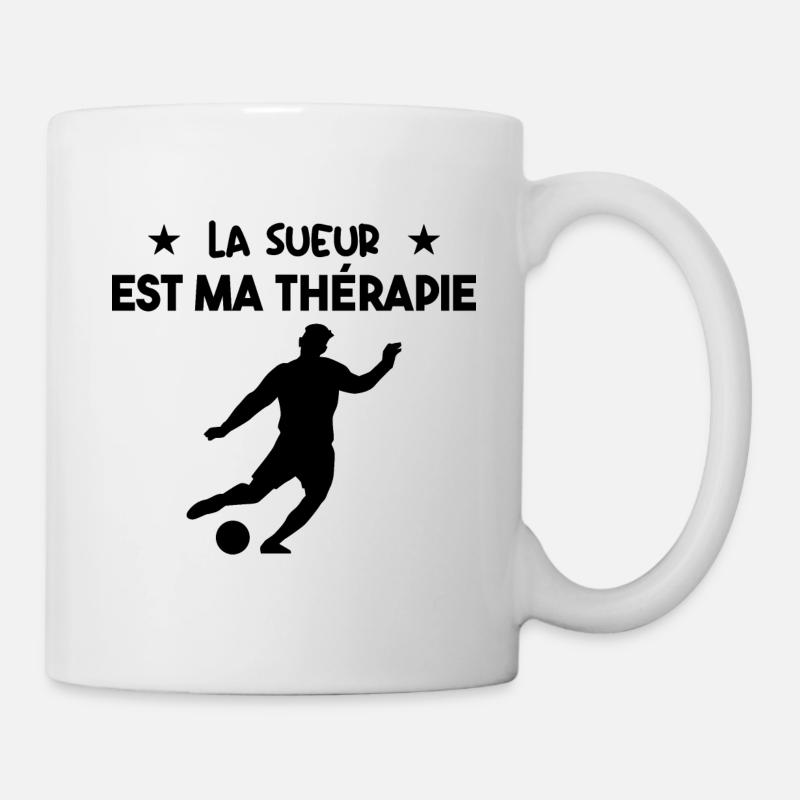 La Sueur Est Ma Thérapie - Mug blanc - blanc