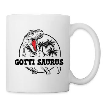 Gotti Saurus Gotti Schweiz Patentante - Tasse - Weiß - Rechts