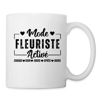 Mode fleuriste activé humour fleuriste cadeau - Mug blanc - blanc - Droite